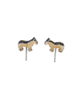 Zebra Stud Earrings