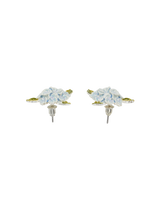 Hydrangea Silver Earrings