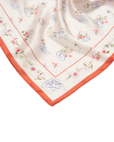 Cream High Tea Silky Scarf