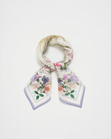 Ivory Selene Silk Blend Medium Square Scarf