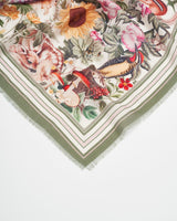 Botanical Ivory Scarf