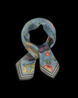 Catherine Rowe's Into The Woods Square Scarf Teal