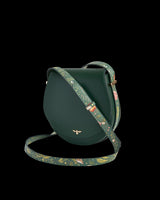 Into the Woods Green Saddle Bag