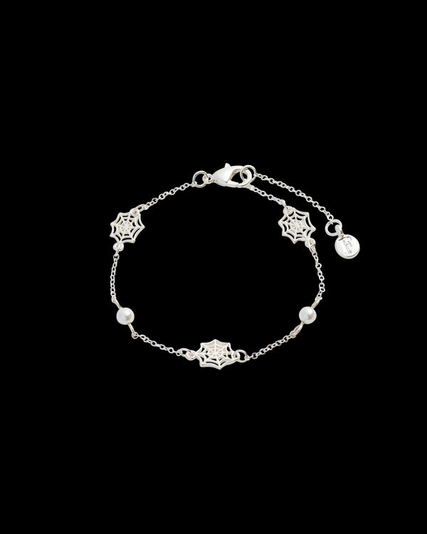 Cobweb Silver Bracelet
