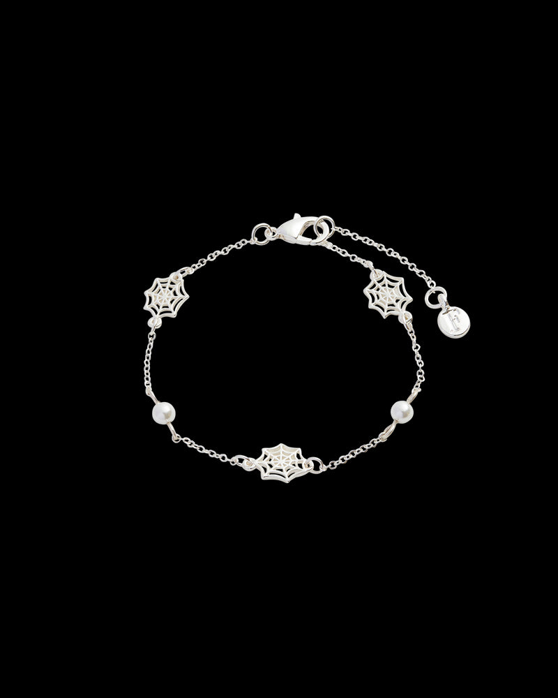 Cobweb Silver Bracelet