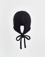 Foget-Me-Not Knitted Navy Bonnet