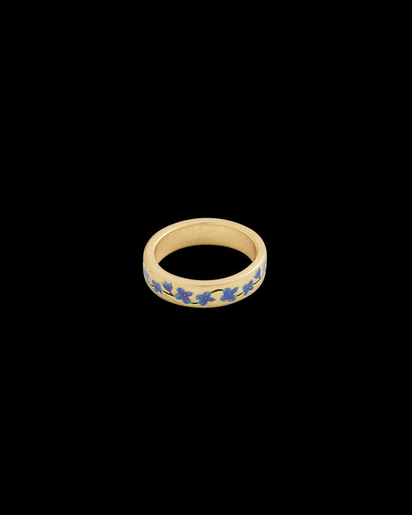 Blue Forget Me Not Ring