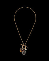 Enamel Red Admiral Charm Necklace