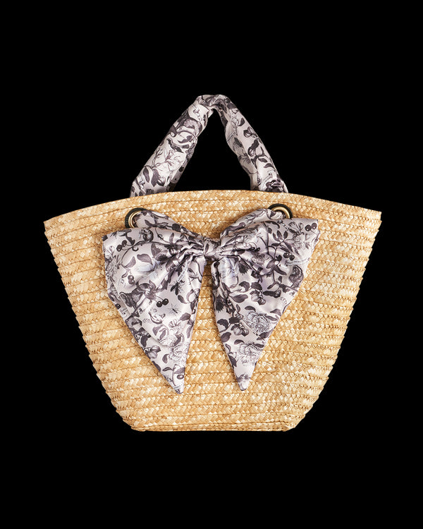 Tree Of Life Basket Bag - Raffia