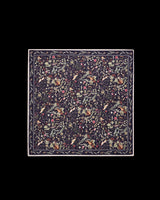 Wolf Garden Navy Square Scarf