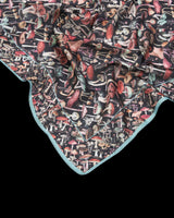 Magical Mushroom Square Scarf