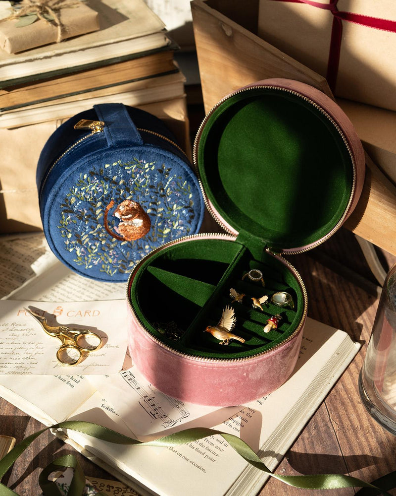 Fable Chloe Dormouse Jewellery box - Navy