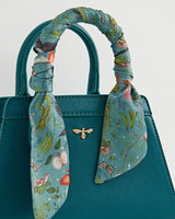 Into The Woods Mini Teal Tote