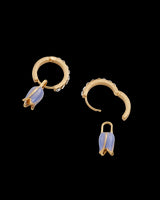 Bluebell Charm Huggie Earrings