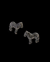 Zebra Stud Earrings
