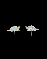 Hydrangea Silver Earrings