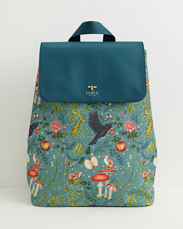 Catherine Rowe Into The Woods Backpack - Teal