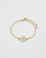 Honey Bee & Pearl Bracelet