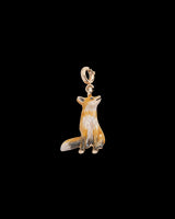 Enamel Fox Charm