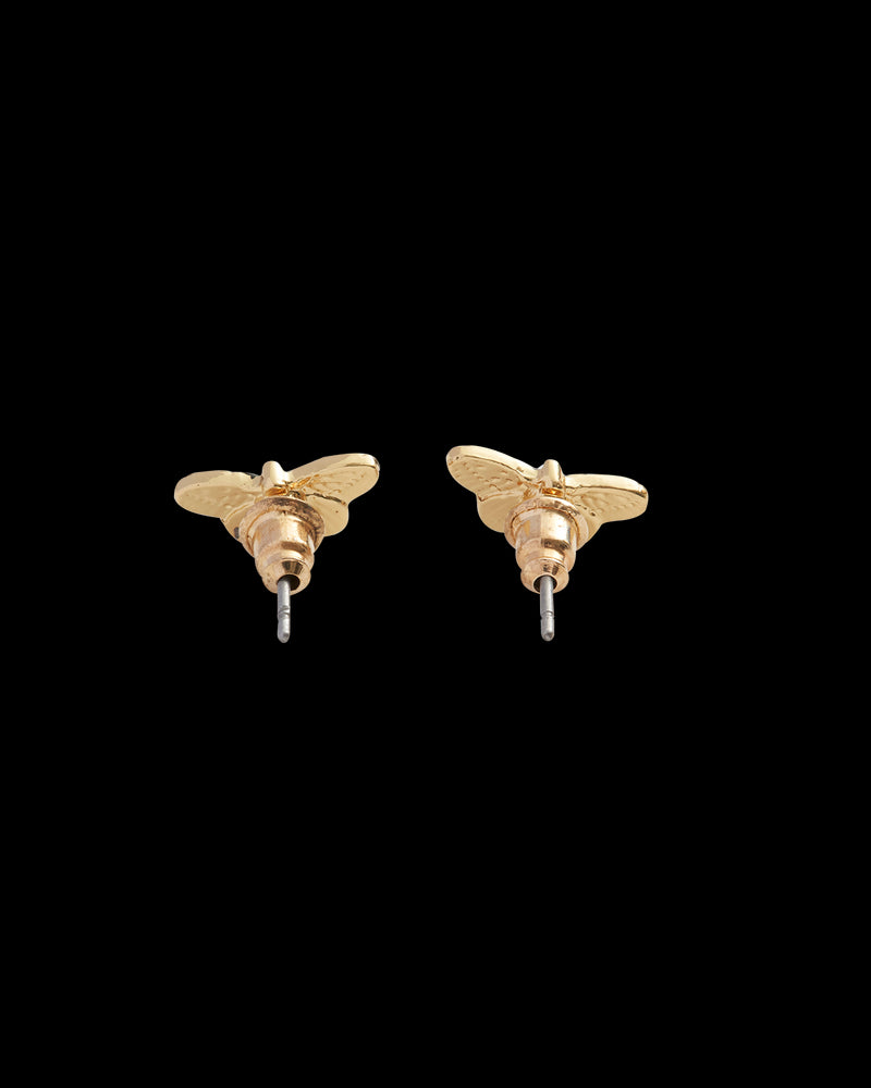 Deco Butterfly Blue Stud Earrings