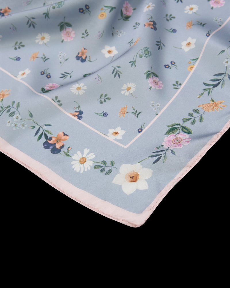 Ditsy Sprigs Silky Scarf