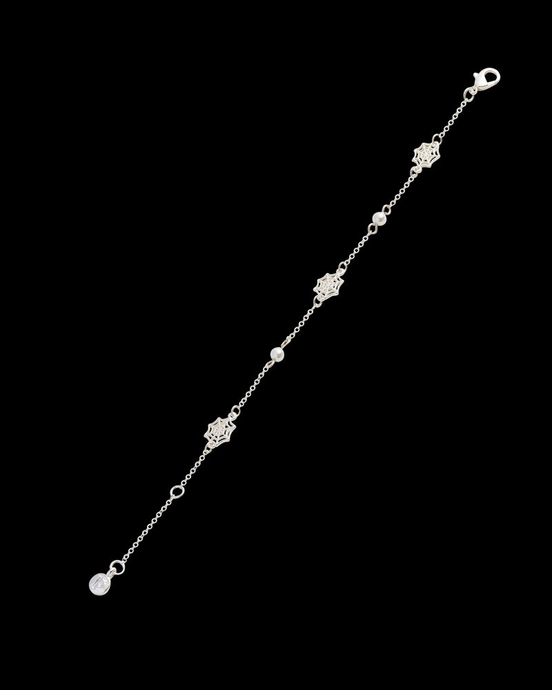 Cobweb Silver Bracelet