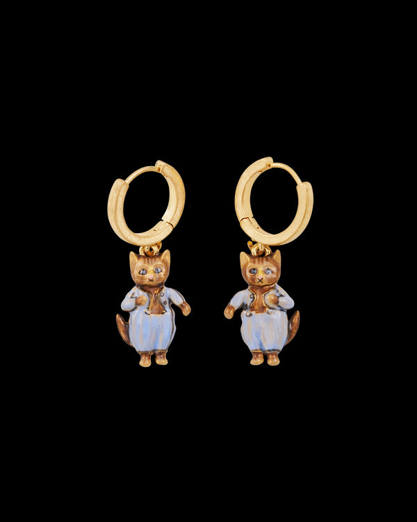 Fable England x Peter Rabbit Tom Kitten Earrings