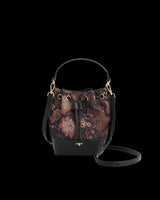 Deco Bloom Black Bucket Bag