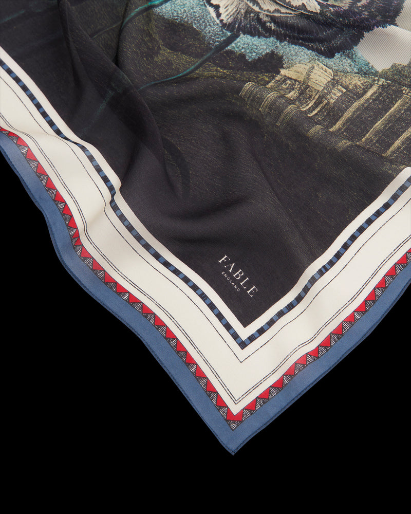 Carnations Large Square Scarf