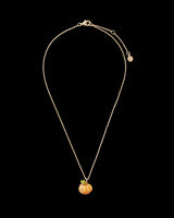 Enamel Pumpkin Short Necklace