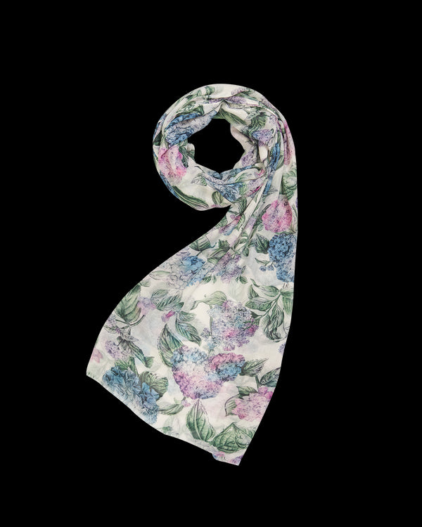 Hydrangea Light Weight Scarf