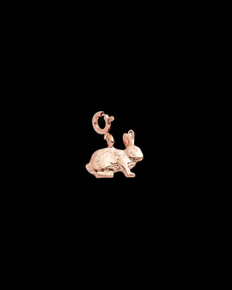 Enamel Rabbit Charm