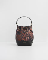 Deco Bloom Black Bucket Bag