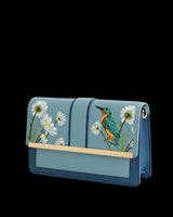 Morning Song Kingfisher Blue Rustic Bag