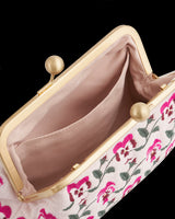 Pansy Victoriana Pink Clutch