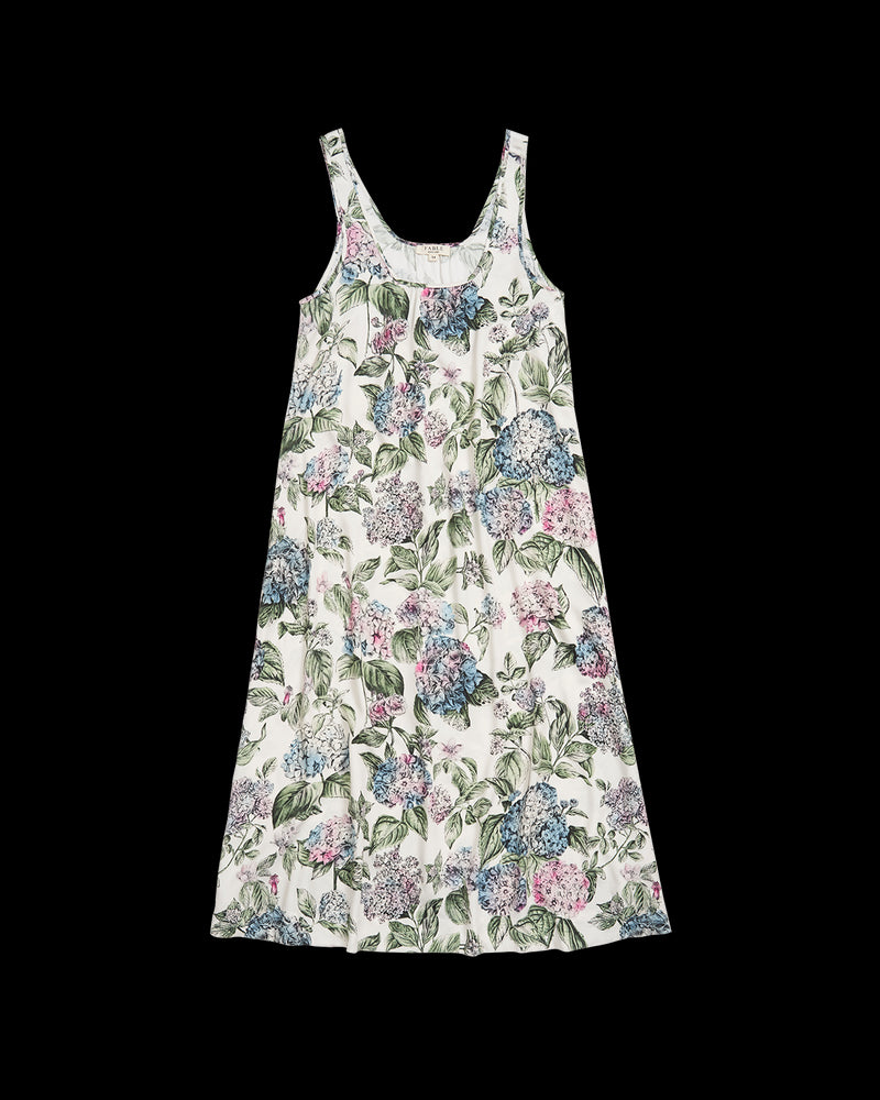 Hydrangea Ivory Midi Nightie