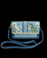 Morning Song Kingfisher Blue Rustic Bag