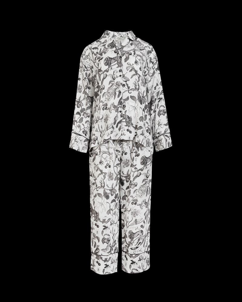 Tree of Life Monochrome - Long Pyjamas