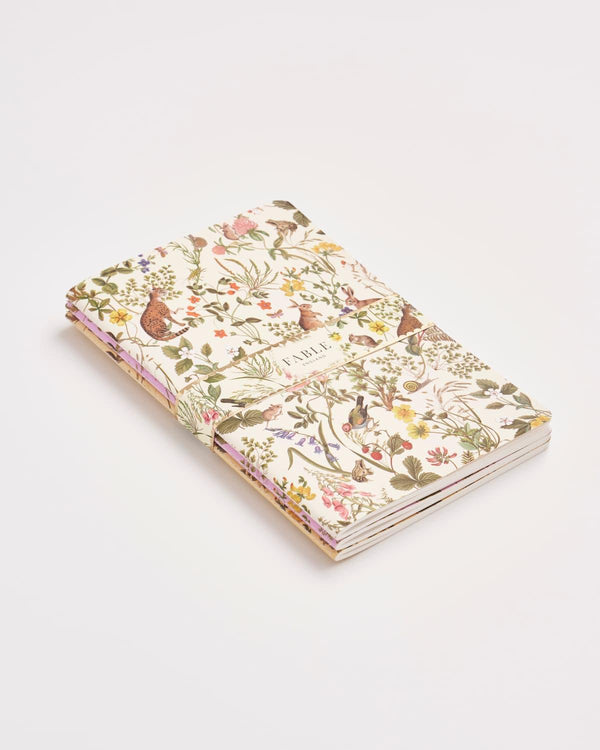 Meadow Creatures Notebooks - Pack Of 3