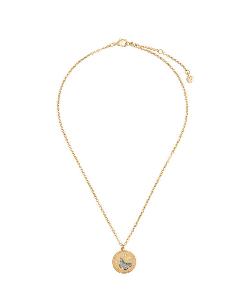 Butterfly Spirit Guide Pendant Necklace