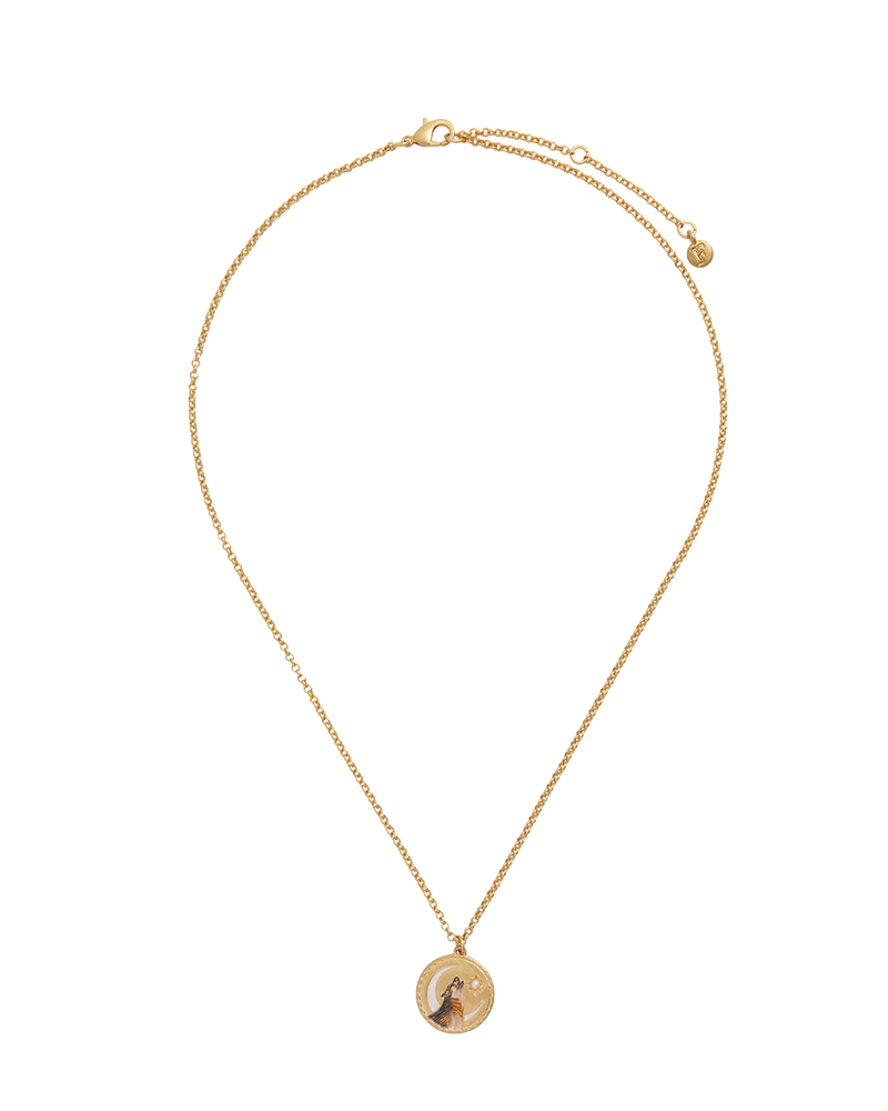 Wolf Spirit Guide Pendant Necklace