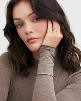 Forget Me Not Gold Bangle