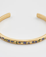 Forget Me Not Gold Bangle