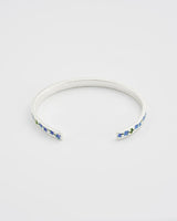 Forget Me Not Silver Bangle