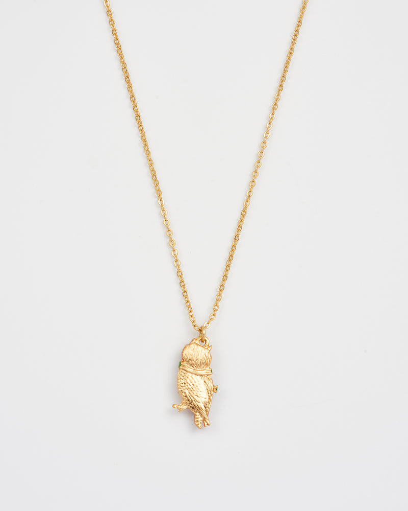 Cosy Owl Gold Chain Necklace