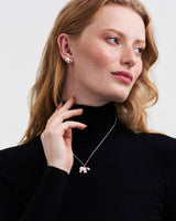 Cosy Polar Bear Silver Chain Necklace