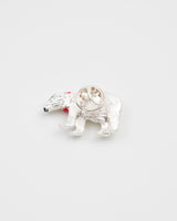 Cosy Polar Bear Enamel Brooch