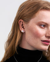Cosy Polar Bear Silver Stud Earrings