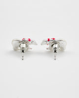 Cosy Polar Bear Silver Stud Earrings