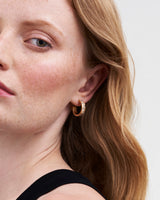 Nightshade Gold Hoop Earrings